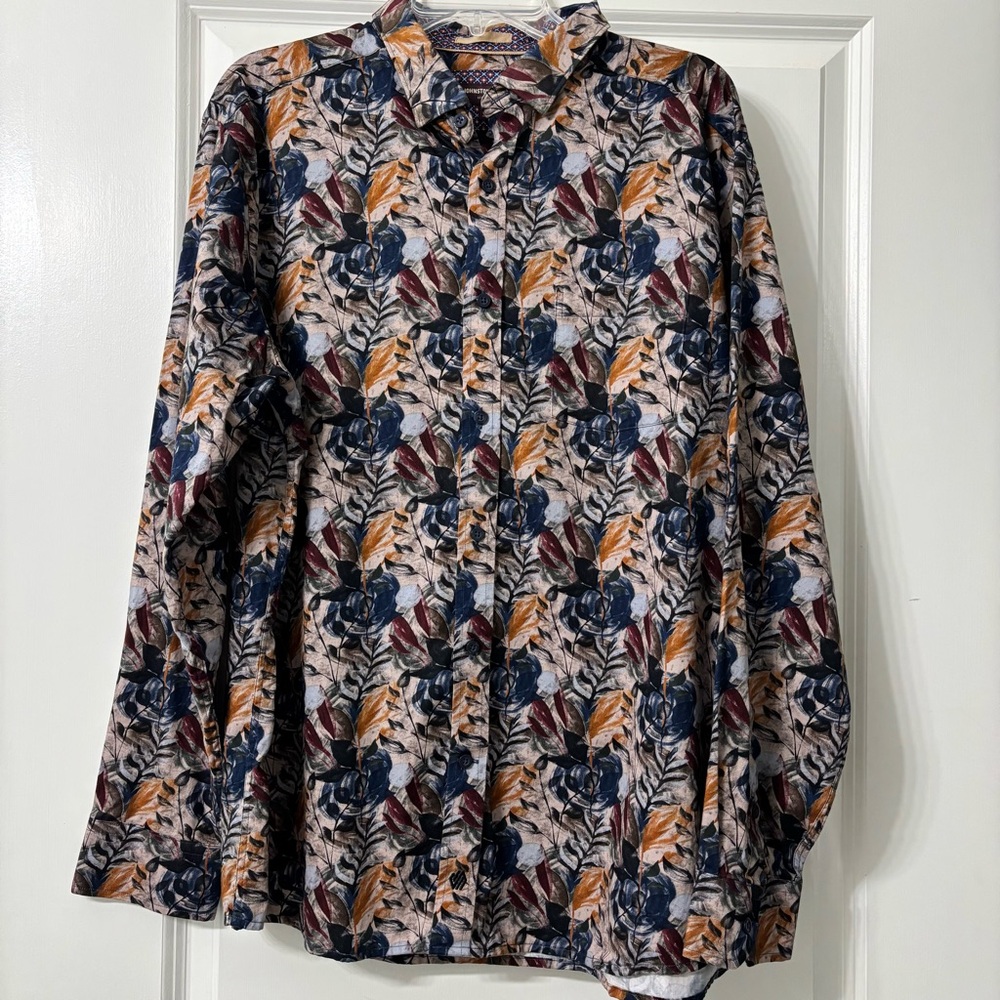 Johnston & Murphy Long Sleeve Button Down size XL - Picture 2 of 5